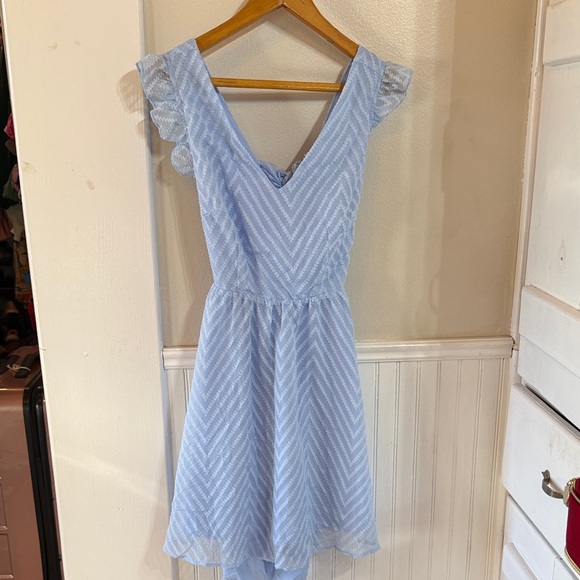 SHEIN Dresses & Skirts - NWT SHEIN Light Blue Textured Dress
